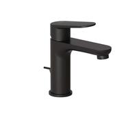 Kludi X1 - Grifo de lavabo, con desagüe, negro mate 322883975