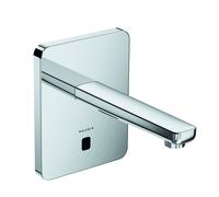 KLUDI ZENTA SL E Grifería de lavabo electrónica, proyección 190mm, funcionamiento con corriente o pilas, cromo, 3850205