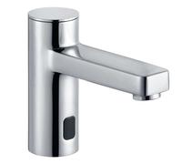 Kludi Zenta SL - Grifo automático de lavabo, alimentación por batería, cromo 3810005WR
