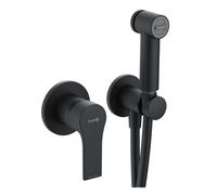 Kludi Zenta SL - Grifo de bidé empotrado con ducha, con cuerpo, negro mate 489983965