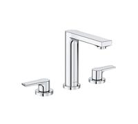 Kludi Zenta SL - Grifo de lavabo con desagüe de 3 orificios, cromo 483930565
