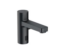 Kludi Zenta SL - Grifo electrónico de lavabo, alimentación por red, negro mate 3820039