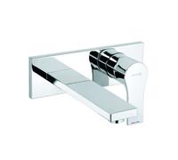 Kludi Zenta SL - Grifo empotrado de lavabo de 2 orificios, cromo 482470565