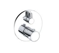 Kludi Zenta SL - Grifo empotrado termostático de ducha, cromo 388850545