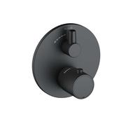 Kludi Zenta SL grifo para ducha empotrado con termostato negro 388853945