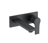 Kludi Zenta SL - Grifo empotrado de lavabo, negro mate 482473965