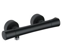 Kludi Zenta SL grifo para ducha a pared con termostato negro 351003938