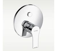 Kludi ZENTA SL, juego de grifo monomando para bañera y ducha, modelo "UP-Wannenfüll", con acabado de alta calidad y sistema de apertura mediante pulsador