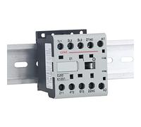 KLVN CJX2-K 220V 50/60Hz 6A 9A 12A Mini AC Contactor Din Rail 3P 3main 1NO/3main 1NC Voltaje de bobina(CJX2-K-0910)
