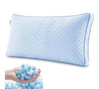 Klyvvo Almohada Viscoelástica Gel - Almohada Cama 40x80 cm, Altura Regulable, Transpirable y Cómoda, con Funda Extraíble Lavable, Alivia Cervical, Adapta a Todas Posiciones