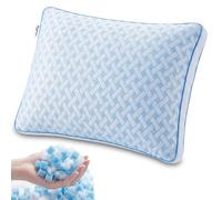 Klyvvo Almohada Viscoelástica Gel - Almohada Cama 50x70 cm, Altura Regulable, Transpirable y Cómoda, con Funda Extraíble Lavable, Alivia Cervical, Adapta a Todas Posiciones