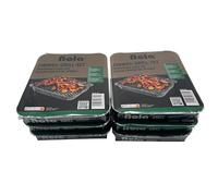 KM Firemaker Barbacoa desechable - Pack de 6 - 450 g de carbón vegetal y papel de encendido - Listo para usar al instante - Barbacoa de picnic Art. 365
