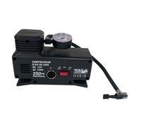 Kmt style - Compresor de Aire Eléctrico 2 en 1 Para Mechero de Coche 12V y Corriente 230V, 250 PSI, 72 W, Bomba de aire Portatíl, Inflador Eléctrico Para Inflar Ruedas de Coche Bicicleta y Pelotas