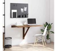 KMUNGDWG Mesa plegable de pared de madera, aspecto de roble, 100 x 60 x 56 cm, mesa de pared plegable como mesa de cocina, escritorio o mesa alta con diseño plegable de 90 grados que ahorra espacio