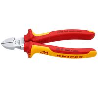 Knipex alicate de corte diagonal cromado aislados con fundas multicomp