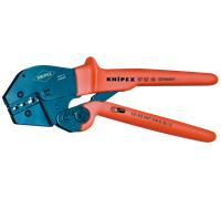 KNIPEX Crimpadora también para trabajar a dos manos con fundas de plástico antideslizantes 250 mm, 97 52 06