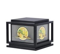 KNBVFHG Farola Retro Europea, Moderna, Para Entrada De Patio, Columnas Exteriores, Luces De Columna Exteriores Vintage, Lámpara De Pilar De Energía, Lámpara De Poste De Puerta, Impermeable