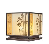 KNBVFHG Lámpara De Poste De Exterior Vintage Energy Lámpara De Tapa De Poste Vintage Para Terraza Lámpara De Cabeza De Poste Solar Impermeable IP54 (paquete De 1) Para Jardín, Patio, Poste, Pilar