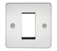 Knightsbridge FP1GPC placa frontal modular placa plana, cromo pulido, 1G