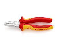 Knipex 03 06 180 - Alicate universal aislado VDE 180 mm con mangos bicomponentes