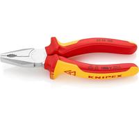 Knipex Alicate universal 03 06 160 – cromado, aislado VDE, 160 mm, fundas multicomponentes