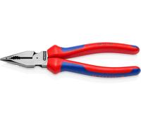 Knipex 08 22 185 alicate universal de punta larga 188 mm, acero negro