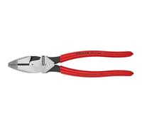 Knipex 09 11 240 SBA 9.5 pulgadas ultra alto apalancamiento Lineman alicates con extractor de cinta de pescado y crimpadora
