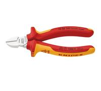 Knipex 140mm Totalmente Aislado Alicates Corte Diagonal 4mm 1500V Dc 70 06 140