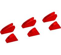 Knipex Mordazas protectoras 86 09 180 V01 Rojo 6 piezas (3 pares)