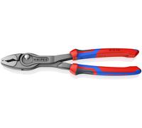 Knipex Alicate de presión 82 02 250 twingrip, frontal y lateral