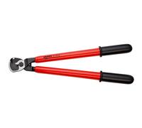 Knipex 95 17 500 - Cortacables aislado VDE 500 mm para uso con 2 manos con mangos aislados por inmersión