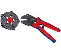 Knipex 97 33 02 crimpadora herramienta para prensar azul, rojo