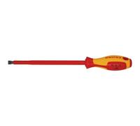 KNIPEX 98 20 10 VDE Destornillador ranurado aislado, 10,0 x 200 mm