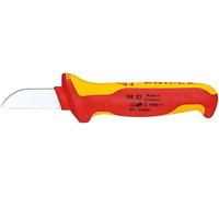 Knipex 98 52 cúter naranja, rojo cuchillo de hoja fija