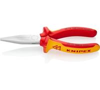 KNIPEX Alicate de boca larga cromado aislados con fundas multicomponentes, según norma VDE 160 mm, 30 16 160