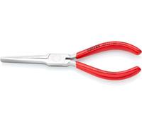 KNIPEX Alicate de boca plana y ancha cromado recubiertos de plástico 160 mm, 33 03 160