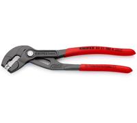 KNIPEX Alicate para abrazaderas 85 51 180 A 180 mm mangos plásticos por inmersión antideslizantes