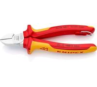 KNIPEX Alicate de corte diagonal en blister cromado Aislado con fundas multicomponente, homologado por VDE; con anilla de fijación, 70 06 160 T BK