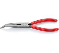 KNIPEX Alicate de montaje (alicate de boca cigüeña) con cartulinas autoservicio recubiertos de plástico 200 mm, 26 21 200 SB