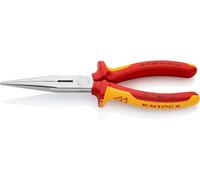 Knipex Alicates semiredondos punta KNIPEX 26 16 200 Aislados VDE 1000 V 200 mm cromado