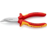 KNIPEX Alicate de montaje (alicate de radio) cromado aislados con fundas multicomponentes, según norma VDE 160 mm, 25 26 160