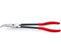 Knipex Alicate recto 28 81 280 – bocas largas con perfil en cruz, recubierto de plástico, 280 mm