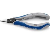 KNIPEX Alicate de precisión de montaje para electrónica con mangos multicomponente 130 mm, 34 42 130
