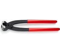 KNIPEX Alicate para abrazaderas de oreja con cartulinas autoservicio recubiertos de plástico 220 mm, 10 99 I220 SB