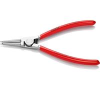 KNIPEX Alicate para arandelas para arandelas exteriores de ejes cromado recubiertos de plástico 180 mm, 46 13 A2