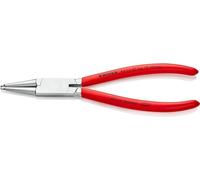 KNIPEX Alicate para arandelas para arandelas interiores en taladros cromado recubiertos de plástico 180 mm, 44 13 J2