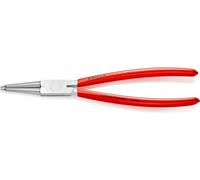 KNIPEX Alicate para arandelas para arandelas interiores en taladros cromado recubiertos de plástico 225 mm, 44 13 J3