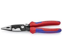 Knipex alicate para instalaciones eléctricas negro atramentado, con f