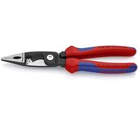 Knipex alicate para instalaciones eléctricas negro atramentado, con f