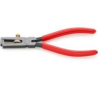 KNIPEX Alicate pelacables Con muelle de apertura universal con cartulinas autoservicio recubiertos de plástico 160 mm, 11 01 160 SB